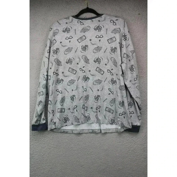 Wizarding World Harry Potter Pajama Set-Size XL-Drawstring-Pockets-Capri - Picture 4 of 6